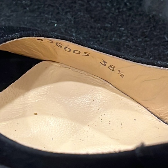 ARMANI- peep toe shoes size 38.5 - Picture 9 of 9